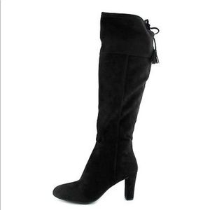 INC Hadli Black Over the Knee Boots